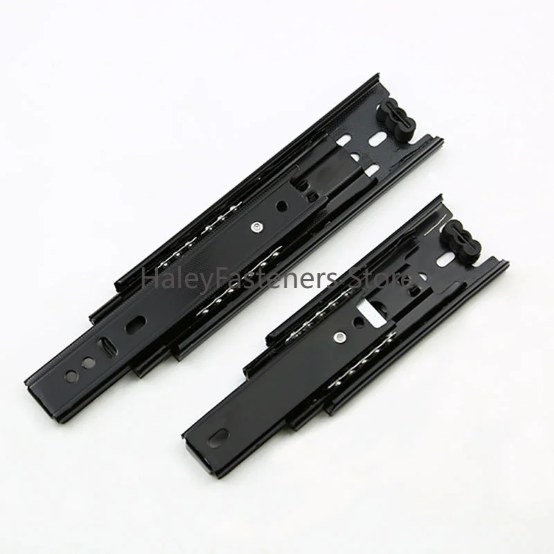 Mini Short Drawer Slides Full Extension Guide Rail Drawer Cupboard Furniture Hardware Set Accessories For Home Kitchen Steel