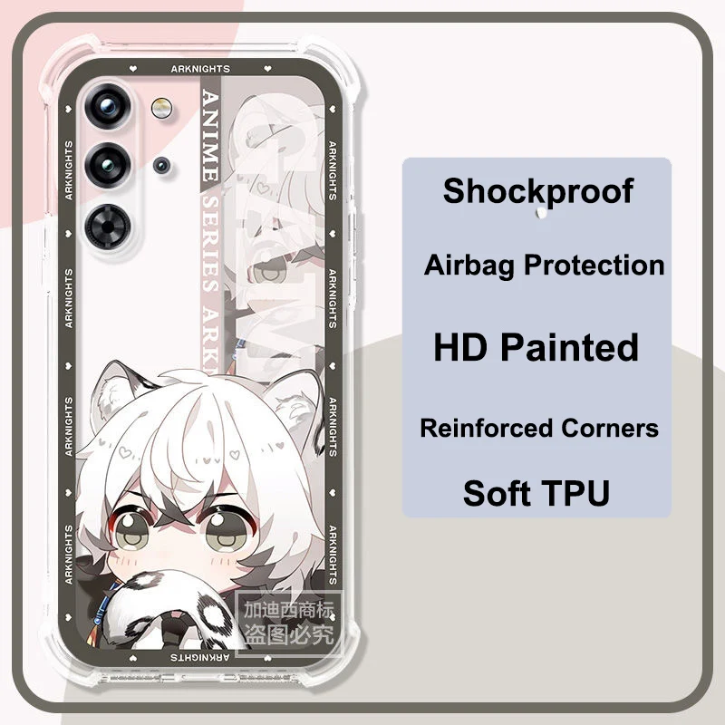 Anti-fall Casing For Nubia Red Magic 10 Pro Plus 5G Slim Soft TPU Silicone Transparent Case For Red Magic 10 Pro+ 9S 9 8 8S Pro