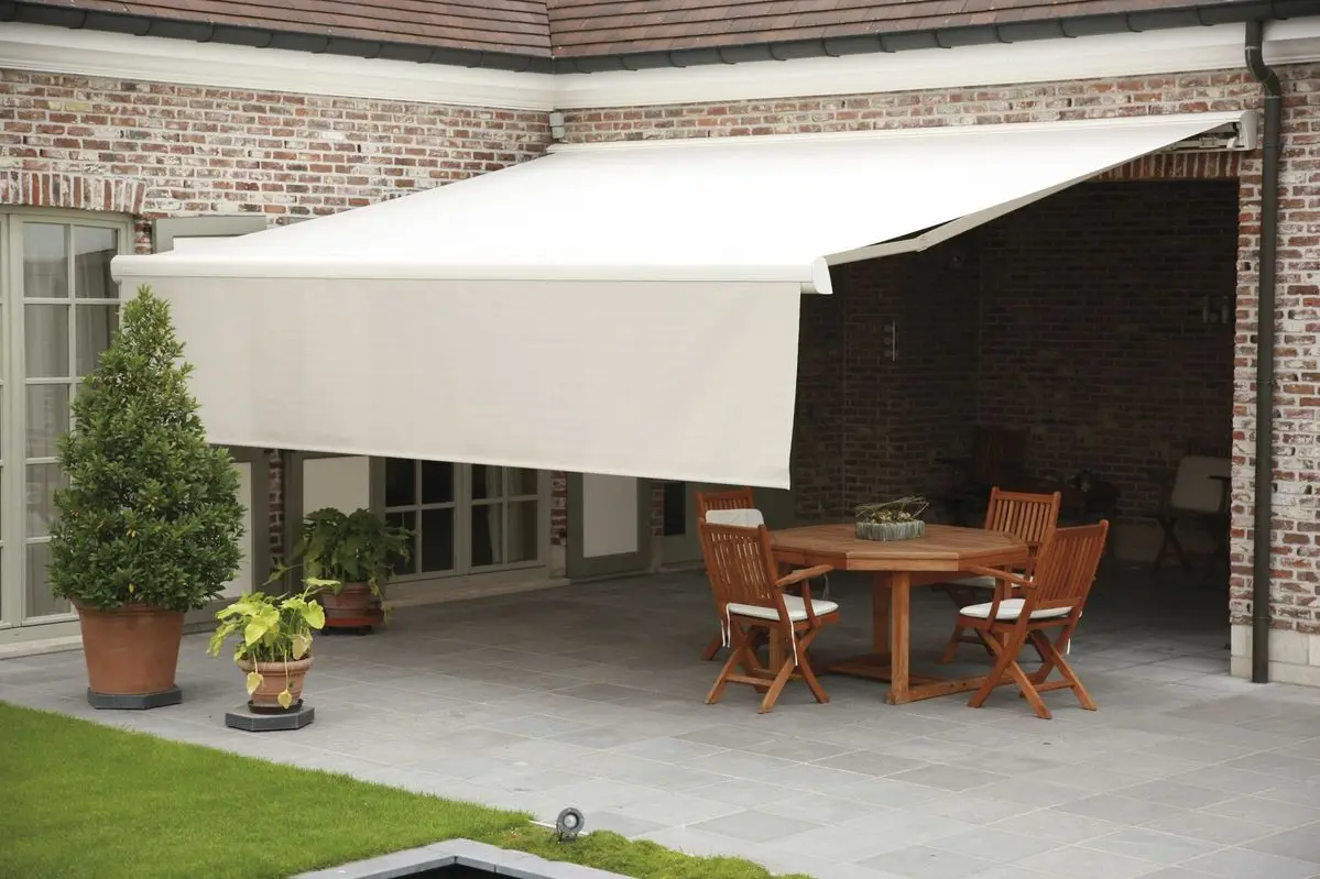 Outdoor Luxury Electric Customized Size Aluminum Awning Patio Awning Supplier Garden Customized Size Retractable Sunshade Canopy