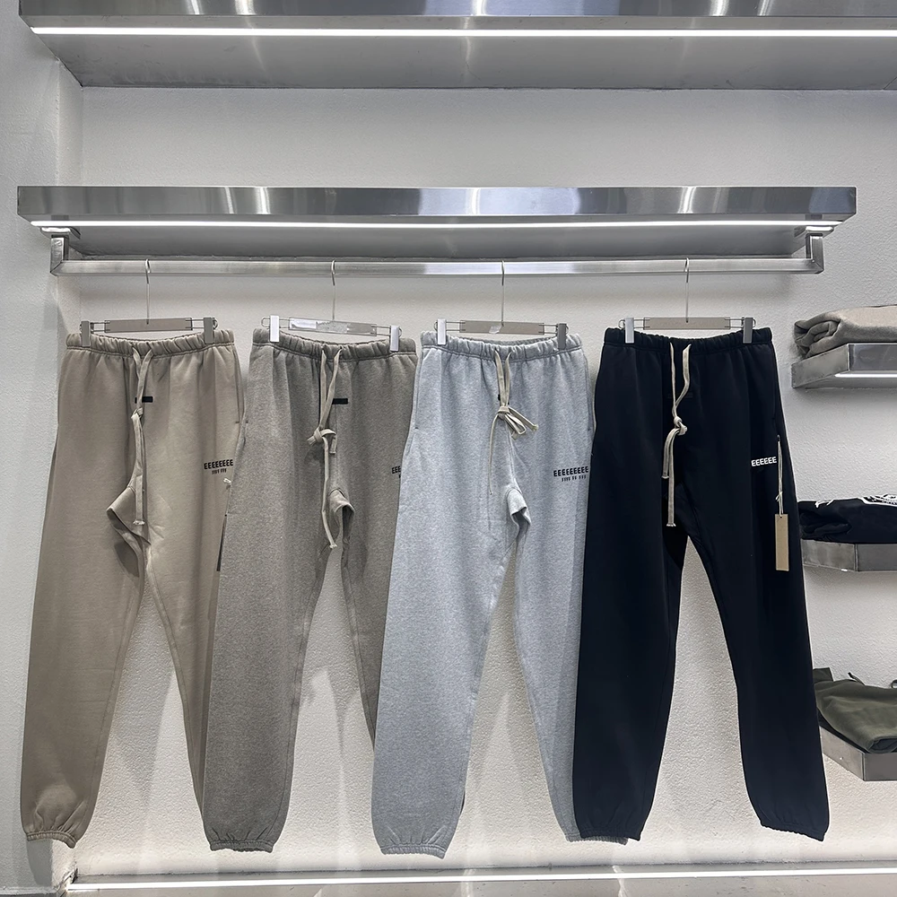 Fall 2024 The Holiday Collection Pants Best Quality Small Letter Logo Print Sweatpants Men's Women's Fashion Streetwear Pants