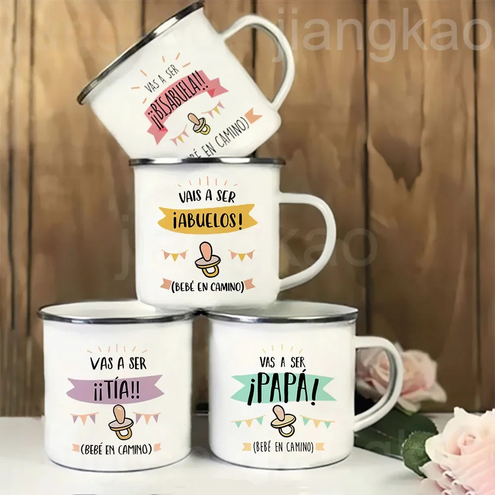 You Will Become Grandparents Aunt Dad Baby on The Way Printed Mug Pregnancy Announcement Coffee Cup Baby Reveal Mugs for Family