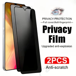 2Pcs Privacy Screen Protector For Samsung A05 A06 A15 A23 A24 A52 A53 A73 5G Tempered Glass For Samsung A16 A13 A25 A34 A35 A55