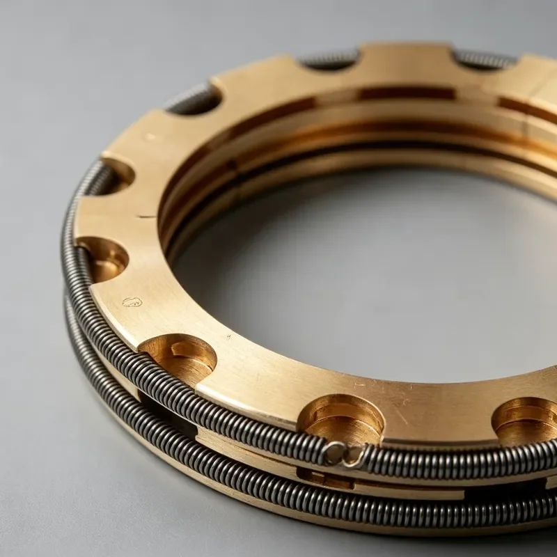 Tin Bronze Oil Scraper Rings for Reciprocating Air Compressors High Wear Resistant Compressor Accessories