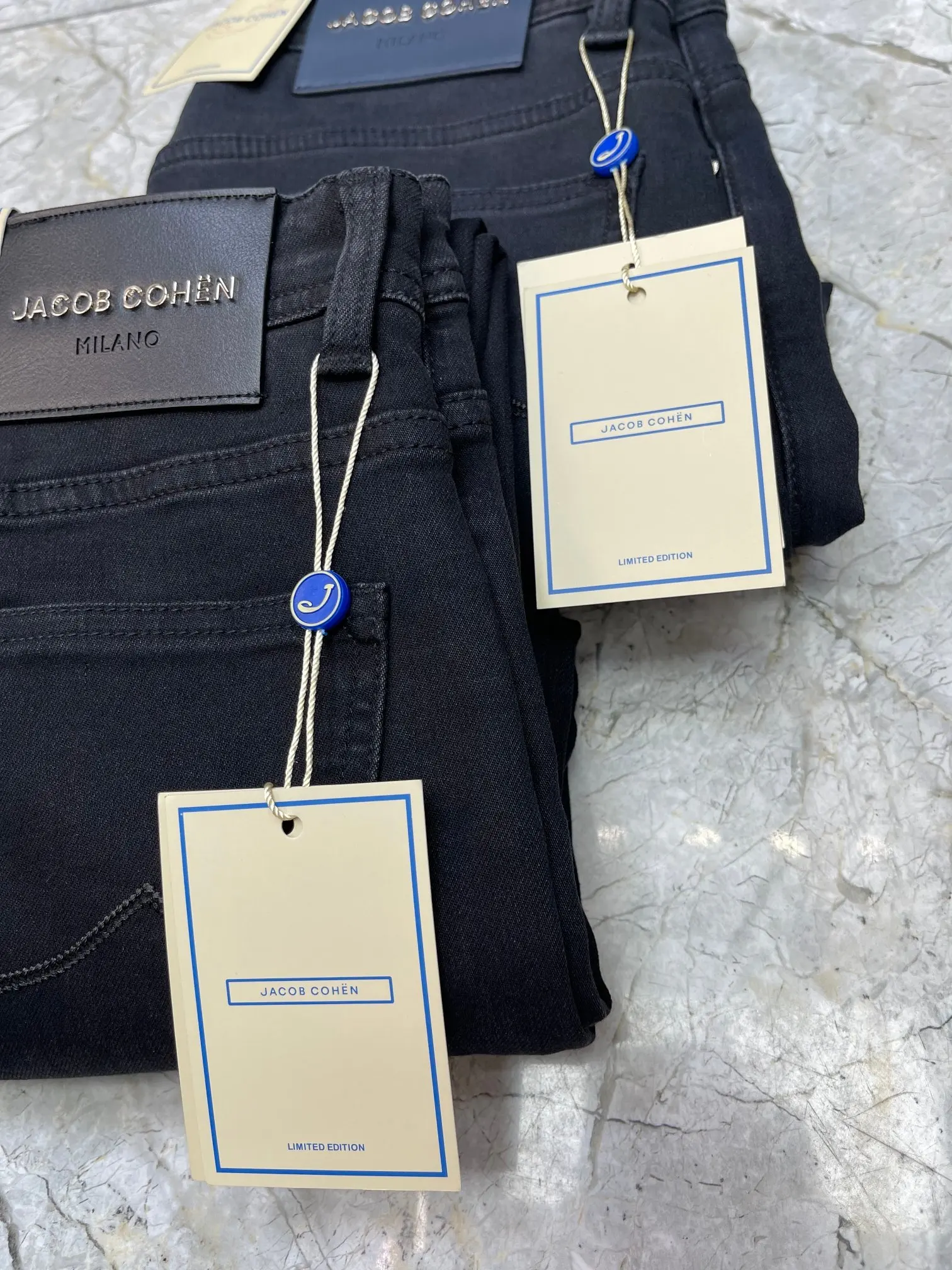 BLSK CPRT Jeans in cotone spesso da uomo 2025 Autunno Inverno nuovo casual caldo ricamo comodo Moda dritto Pantaloni di grandi dimensioni 30-40