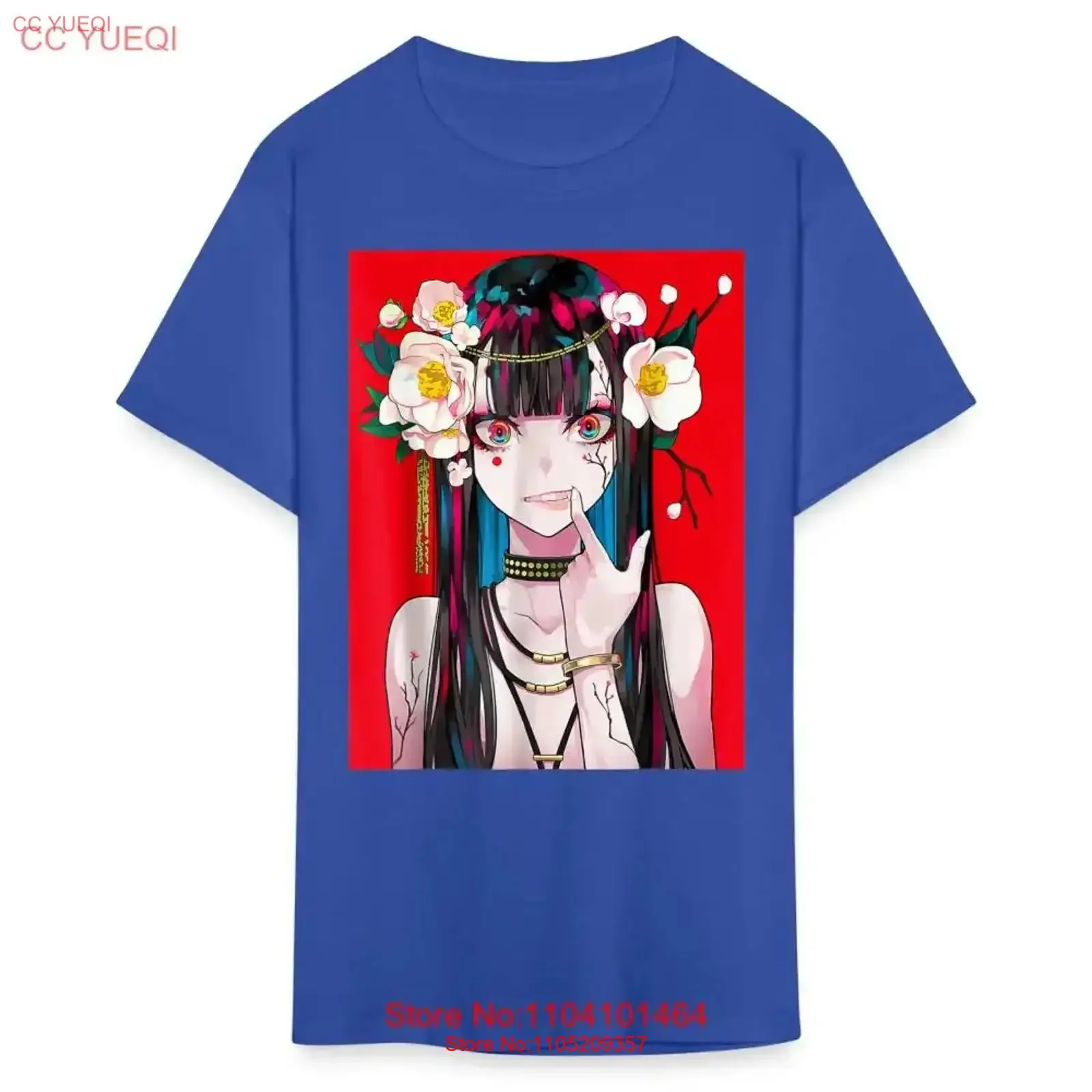 

Anime Girl Cute Japanese Aesthetic shirt T Otaku vintage Washed fashion Casual streetwear Top For Everyday Wear graphic