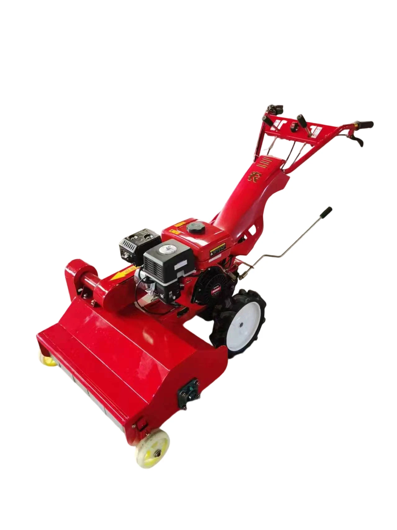 

Diesel Large Orchard Lawn Mower Gas Powered Push Garden Weeder Grass Cutter Mowing Machine Open Wasteland Straw