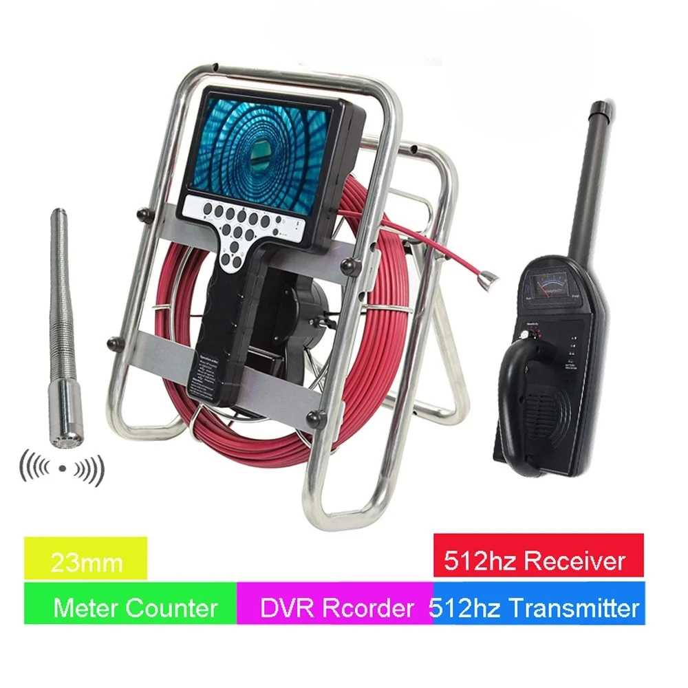 

20M Waterproof Meter Meter DVR Drain Sewer Inspection Video