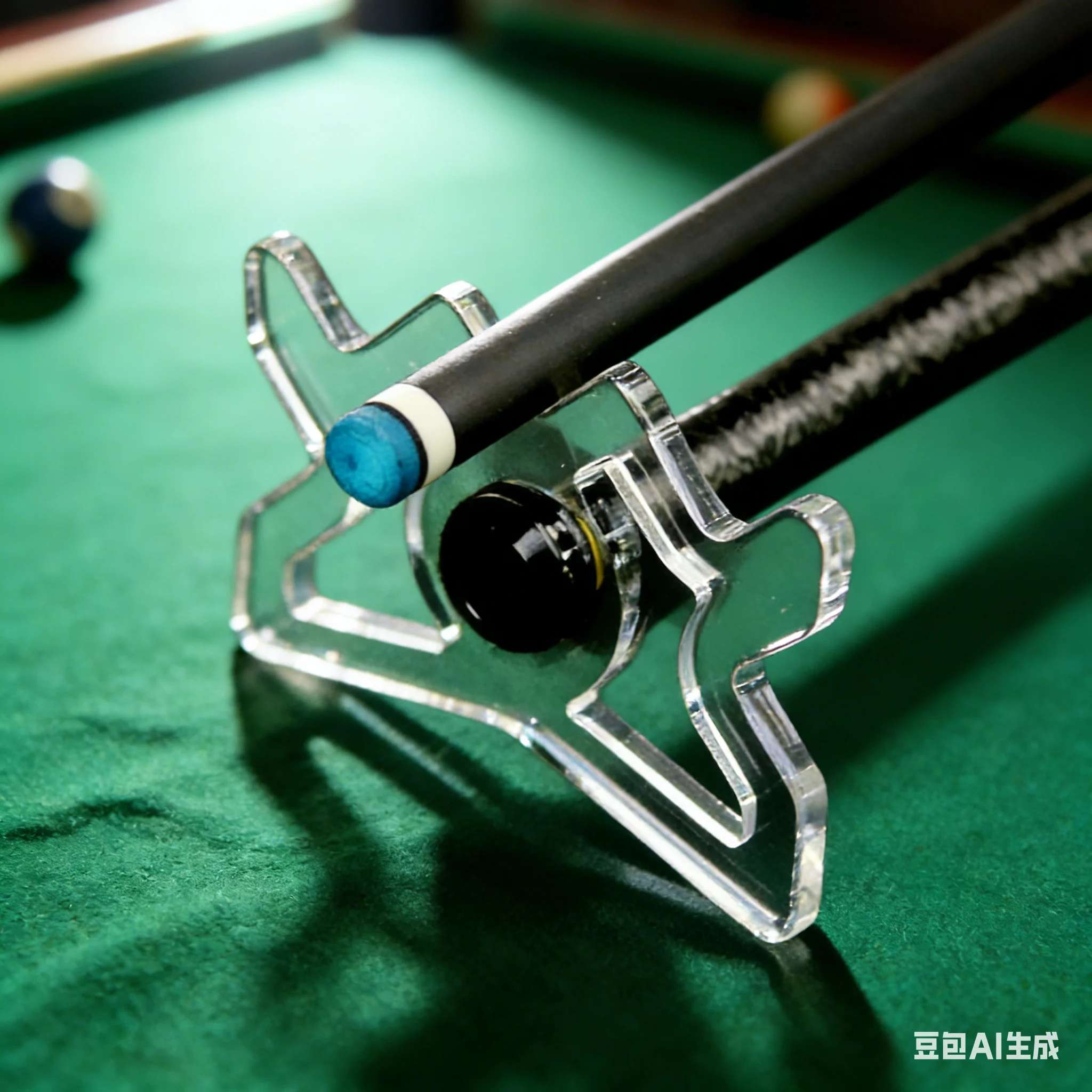 

1 шт., снукерный кий, мостовая головка, прозрачная акриловая головка в форме короны, держатель для шеста для бильярда/снукера, аксессуары для держателя шеста