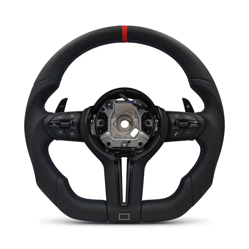

Спортивное рулевое колесо с плоской подошвой M для BMW F01 F06 F10 F11 F12 F20 F21 F22 F25 F26 F30 F31 F32 F33 F34 F36 M3 F80 M4 F82 M5 F90