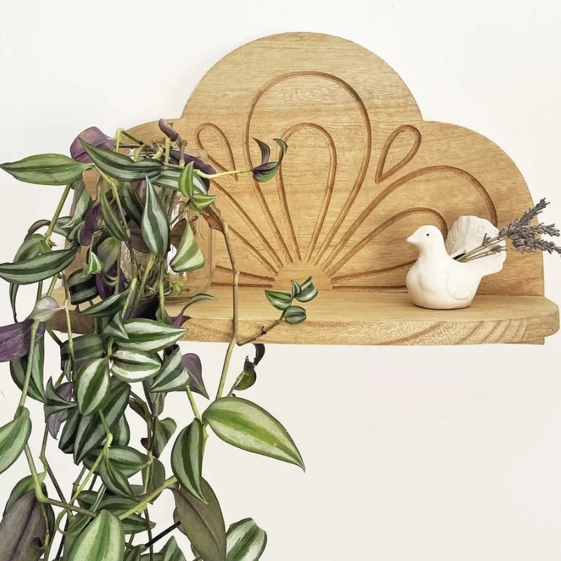 Amazon cross-border hot sale on the wall cloud decoration ledge hollow bohemian wind cotton rope handmade homestay Japanese