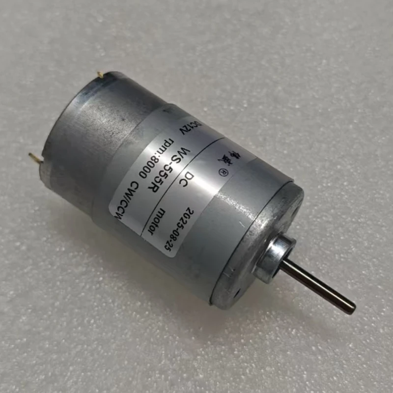 1pcs 12V high-power adjustable-speed forward and reverse motor 24V high-torque micro motor WS555 high-speed DC motor