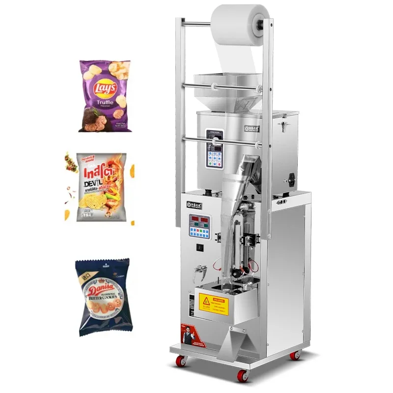 

Automatic Multi-Functional Packaging Machine for Powder Granules Fertilizer & Candy Trinkets Pouches Food Hardware Screw Storage