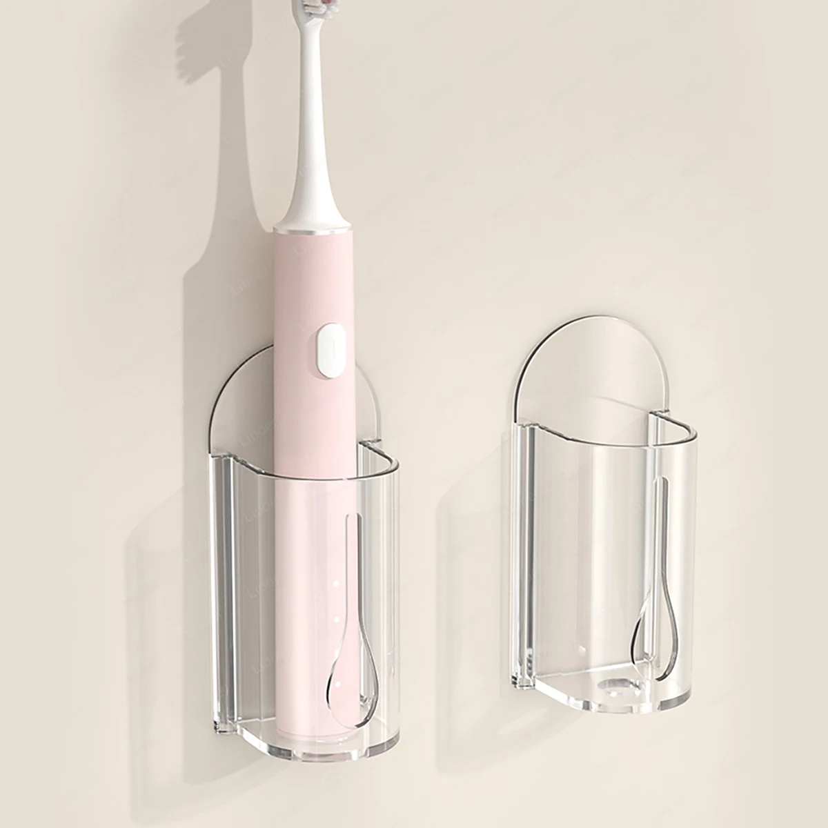 전동 칫솔 거치대 플라스틱 투명 브래킷, 필립스 구강 B 콜게이트 욕실 벽걸이 랙 칫솔 정리함