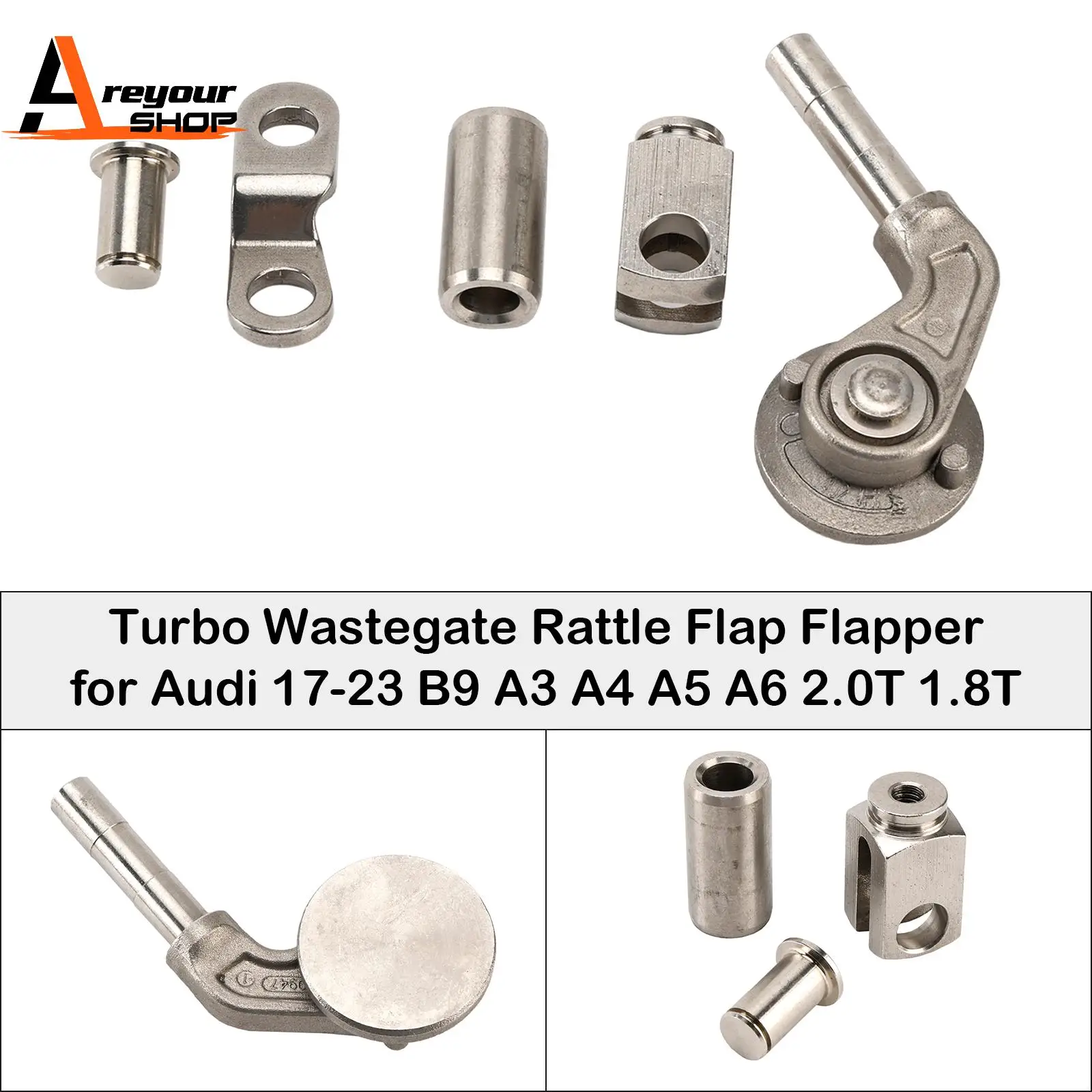 

Turbo Wastegate Rattle Flap Flapper for Audi 17-23 B9 A3 A4 A5 A6 2.0T 1.8T