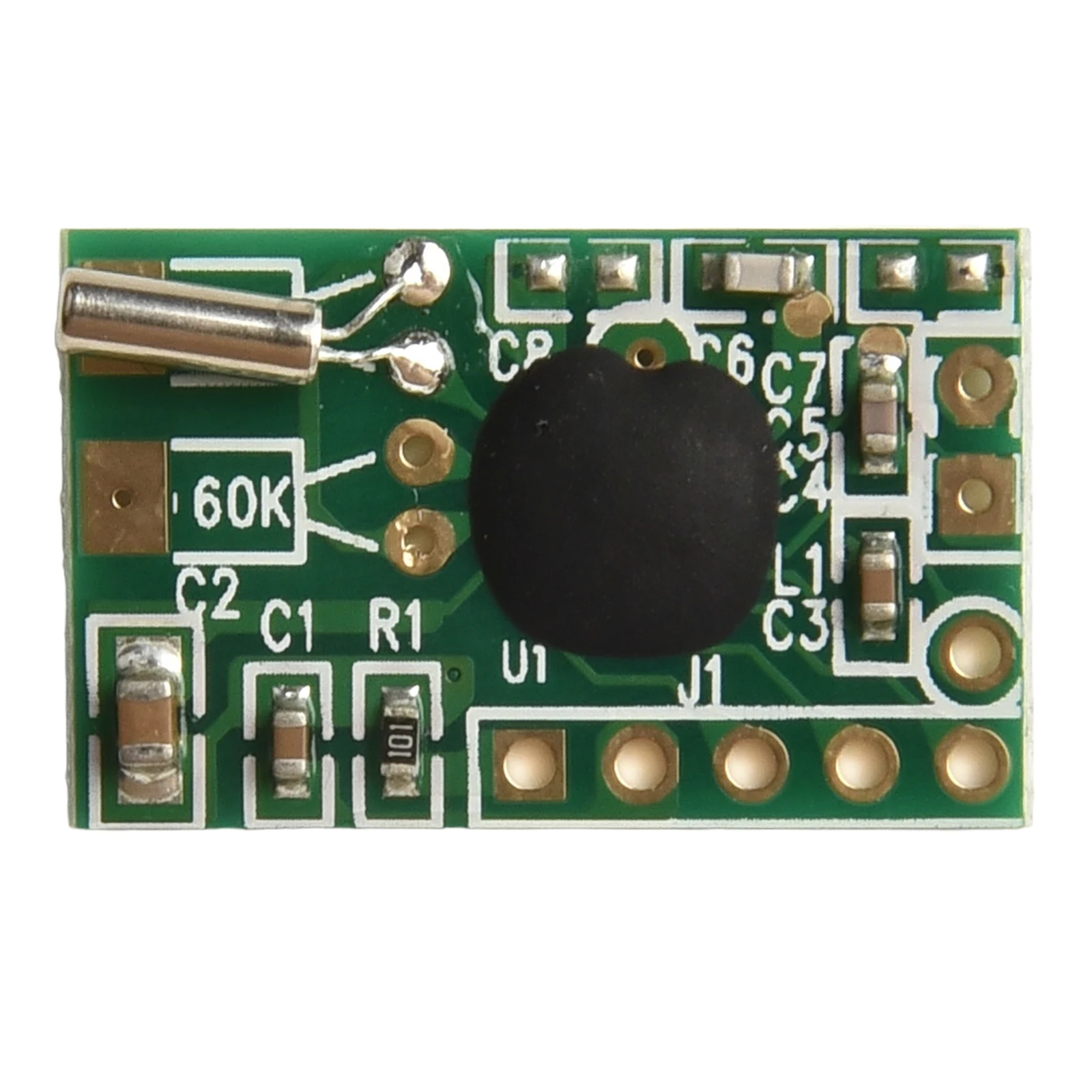 Radio Clock Receiver Module Wide Voltage Range 1 1 3 3V Compact PCB Size 22x13 5x1mm Stable Date and Time Sync