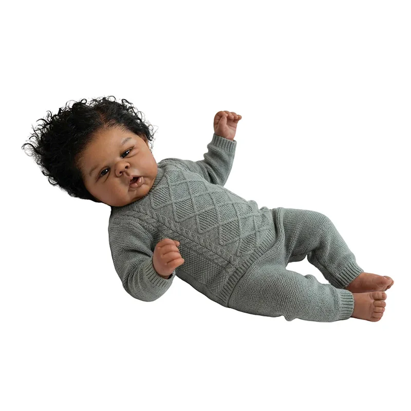 

50cm Gounchi Bebés Reborns - 3D Skin Soft Touch Hand-Rooted Hair