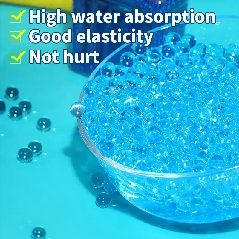 Kryształki hydrożelowe w kształcie pereł 7-8 mm, koraliki bio-gel do kwiatów/odżywiania roślin, magiczne kulki żelowe do uprawy roślin.