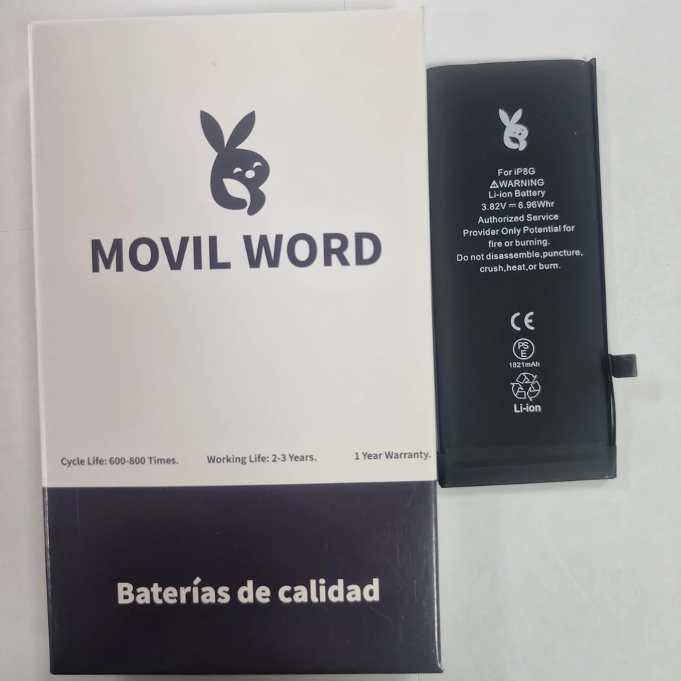 Batería nueva para iPhone 8, batería de alta capacidad para Apple 8, batería de repuesto para iPhone 8 4