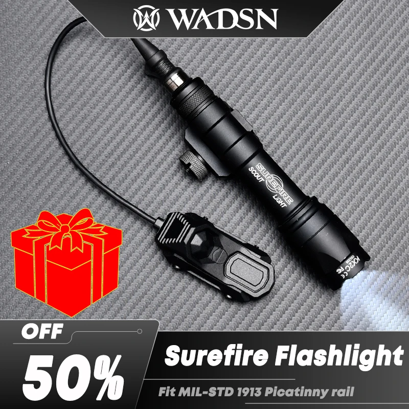 

2026 Gift Surefire M300 M600 With AXON Dual Switch Weapons Scout Powerful Flashlight Hunting Outdoor Fit 20mm Picatinny Rail
