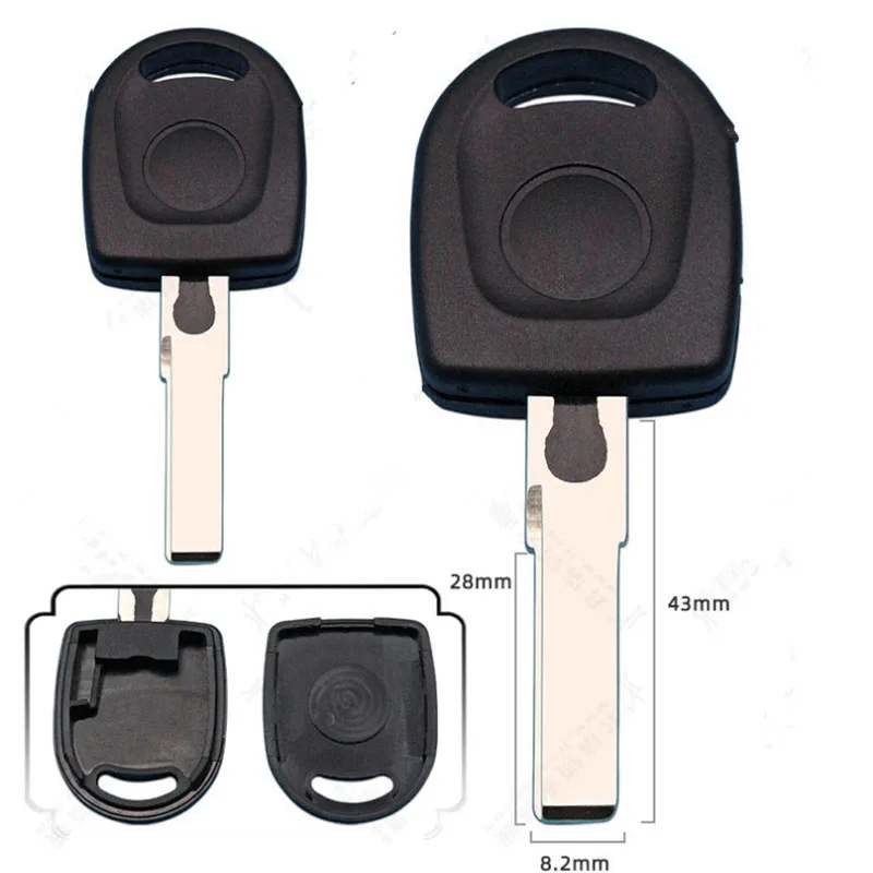 

10 шт. для VW Volkswagen Jetta POLO BORA PASSAT HU66 транспондерный чип ключа автомобиля чехол