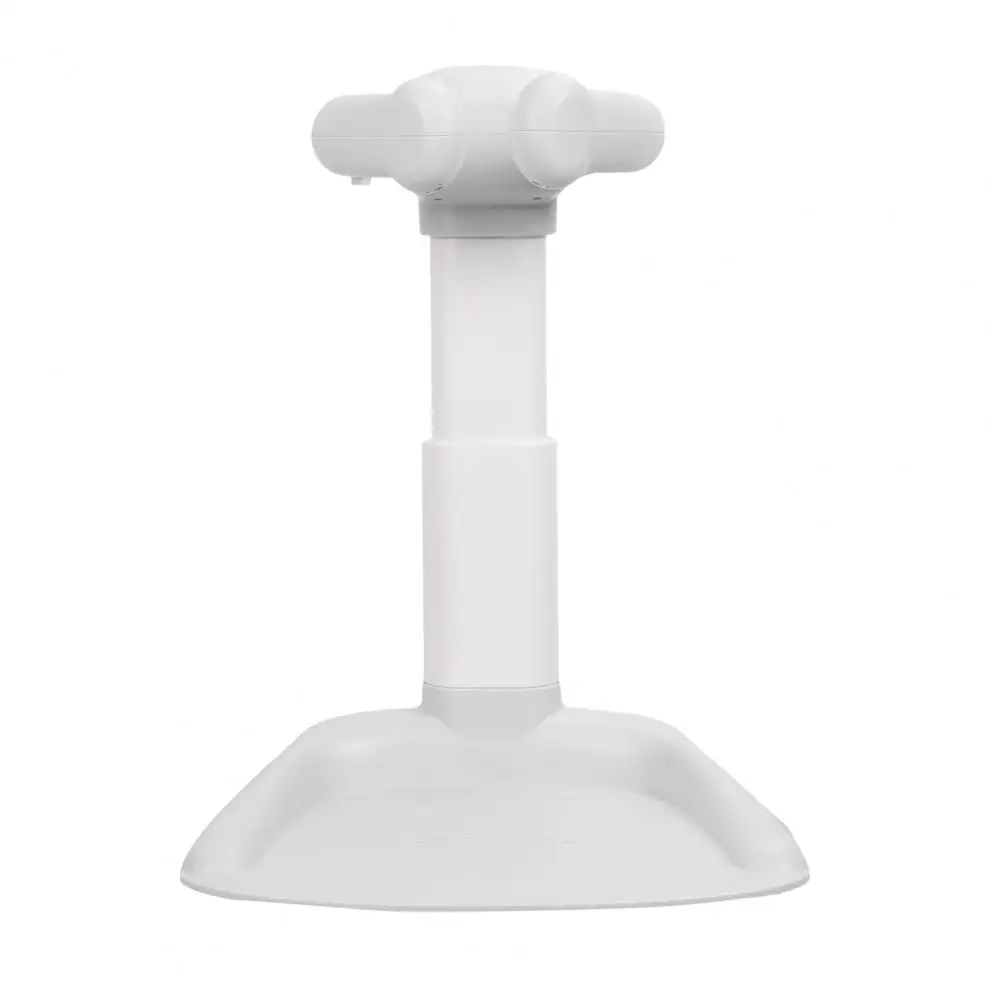 Suporte de chuveiro de bebê de design dobrável com apoio de braço, suporte de pé de chá de bebê de altura ajustável de alta estabilidade, bebê dobrável