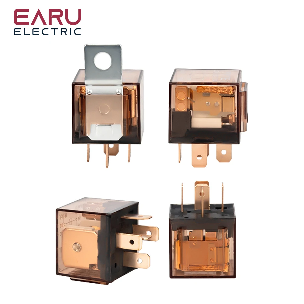 1pcs Waterproof Automotive Relay 12V 100A 5Pin SPDT Car Control Device Car Relays DC 24V High Capacity Switching