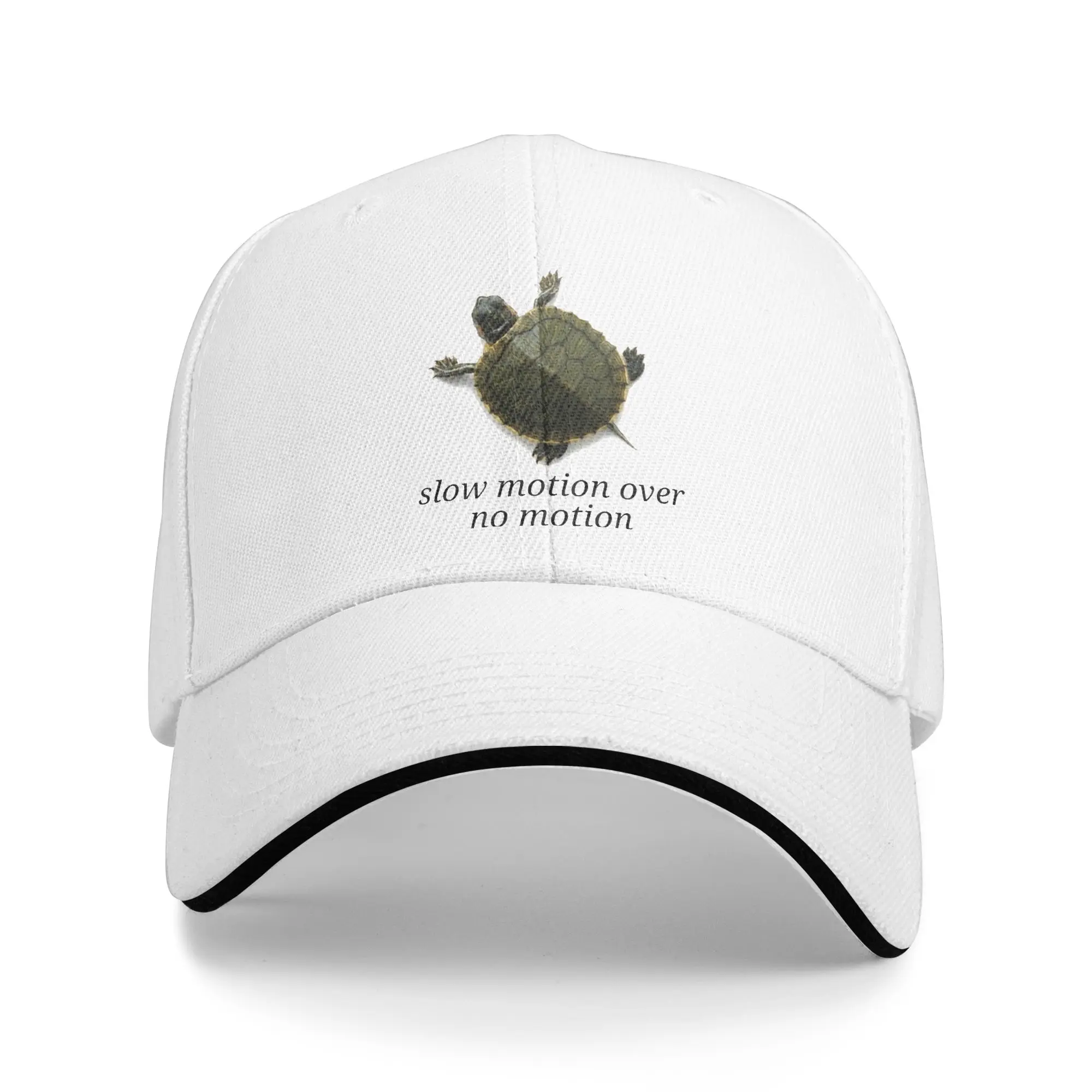 Slow motion over no motion Hat Adult Popular  Hat Trucker Worker Cap Dad Hat Adjustable Snapback Caps Baseball Cap Summer