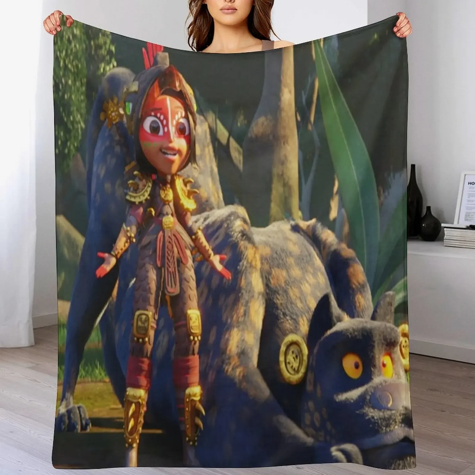 

Maya and the Three Throw Blanket Warm Accent Blanket for Living Room Decoration