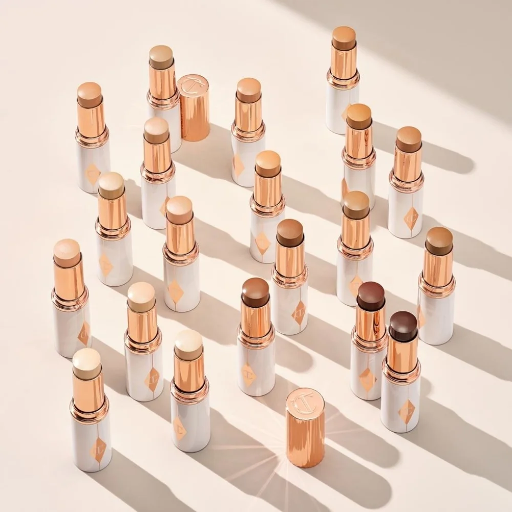 Charlotte Tilbury Complexion Perfector Liquid Radiant&Cushion Foundation Dewy&Lip Gloss Plumping Non Sticky Long Lasting Wear