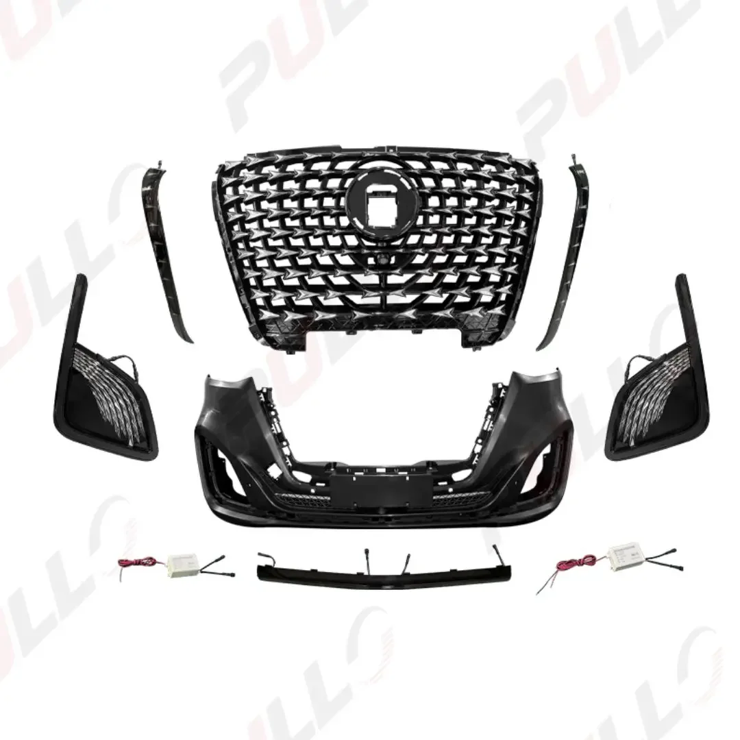 

Car Bumper with Grille Fog Light for Mercedes Benz Sprinter W906 W907 W910 2018-2020 to New Style for Upgrade