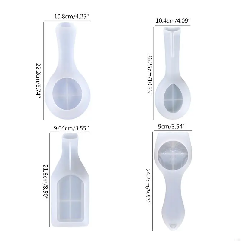 R3MC SPOLE SPOTER UV CRISTAL EPOXY MOLD COZINHA UTENSIL REST REST JOIXAS SUPLENTE RESINA SILPONE DIY CRAÇÕES FRUTAS