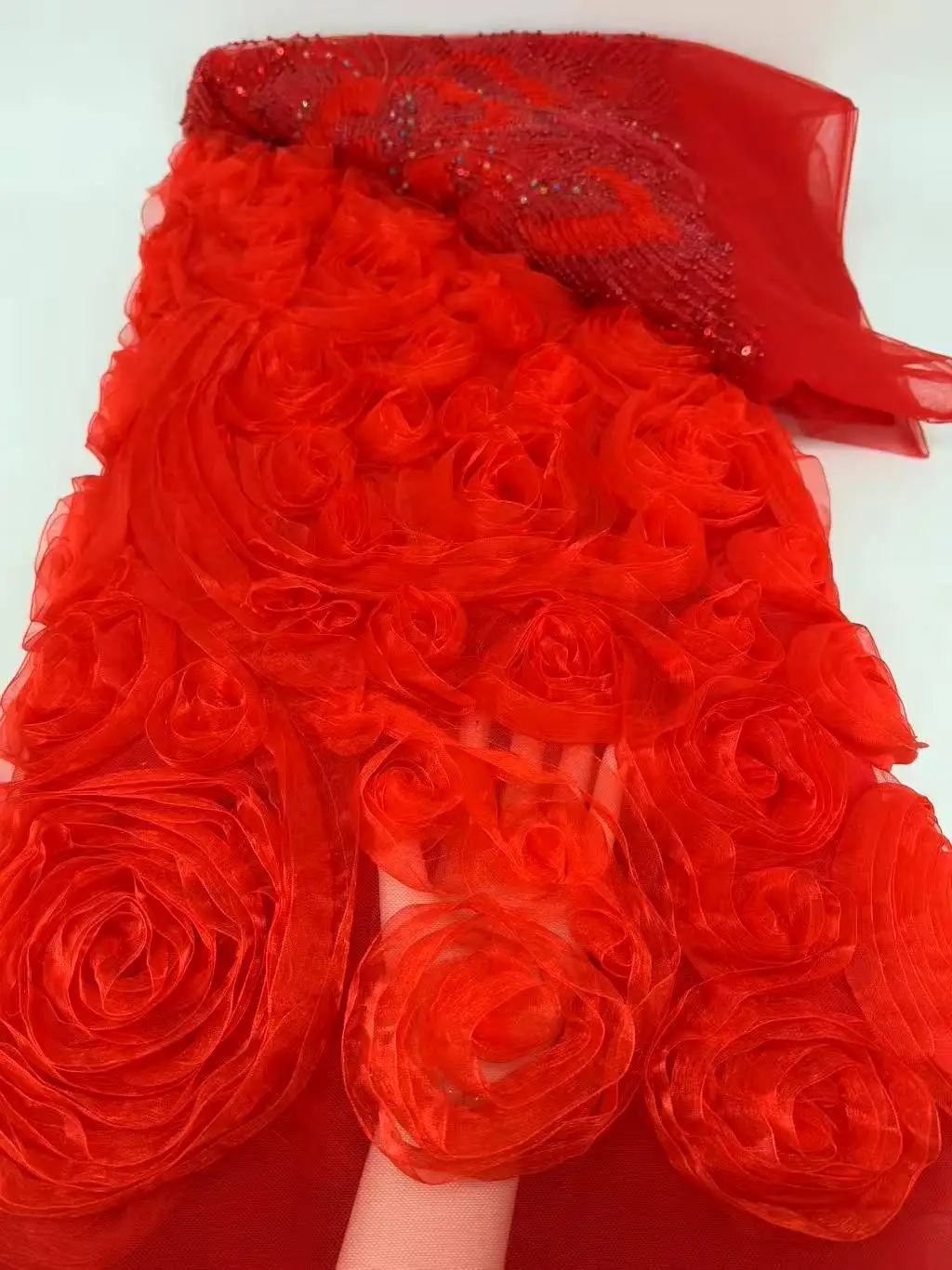 

Роскошная французская сетчатая кружевная ткань с африканскими блестками, высококачественное кружево жениха из бисера для нигерийских свадебных платьев