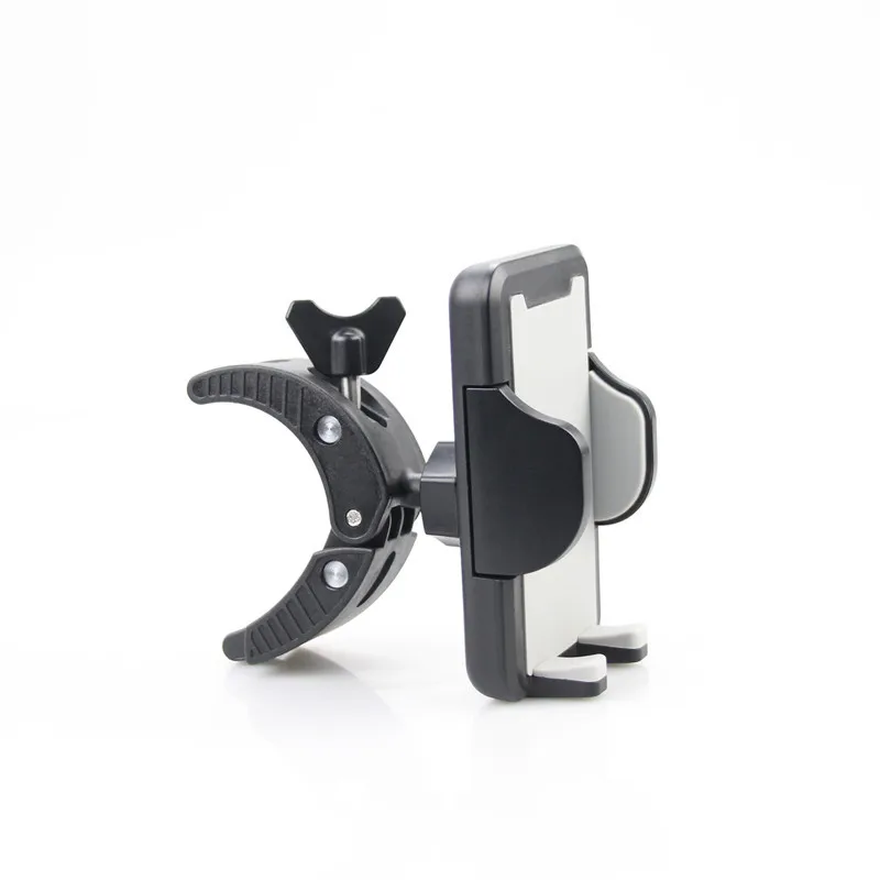 Stylish and Convenient Stroller Accessory: Universal Cell Phone Holder with Rotation Function