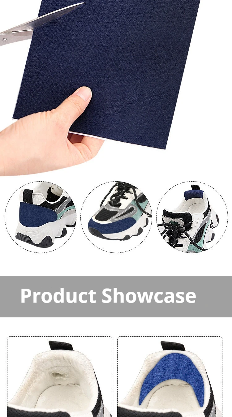 Mesh-Sneaker-Reparaturzubehör, fester, selbstklebender Fersen-Anti-Abrieb-Aufkleber, oberes zerrissenes Futter, Reparaturaufkleber, 1 Stück/3 Stück – Detail 7