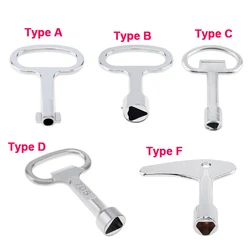 Key Wrench Universal Elevator Door Lock Valve Plumber Triangle Key for Electric Cabinets Metro Trains