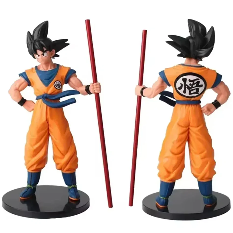 Anime 22 CENTIMETRI Top Seven Dragon Ball Stick Son Goku Figura Collezione Desktop Auto Interni PVC Modello Bambola Giocattolo Per Bambini Adulti Regalo