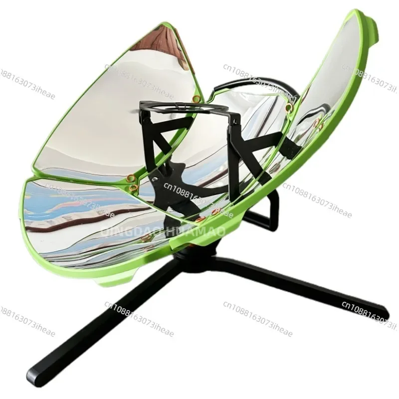 

parabolic mirror solar oven cooker for heating water cooking food