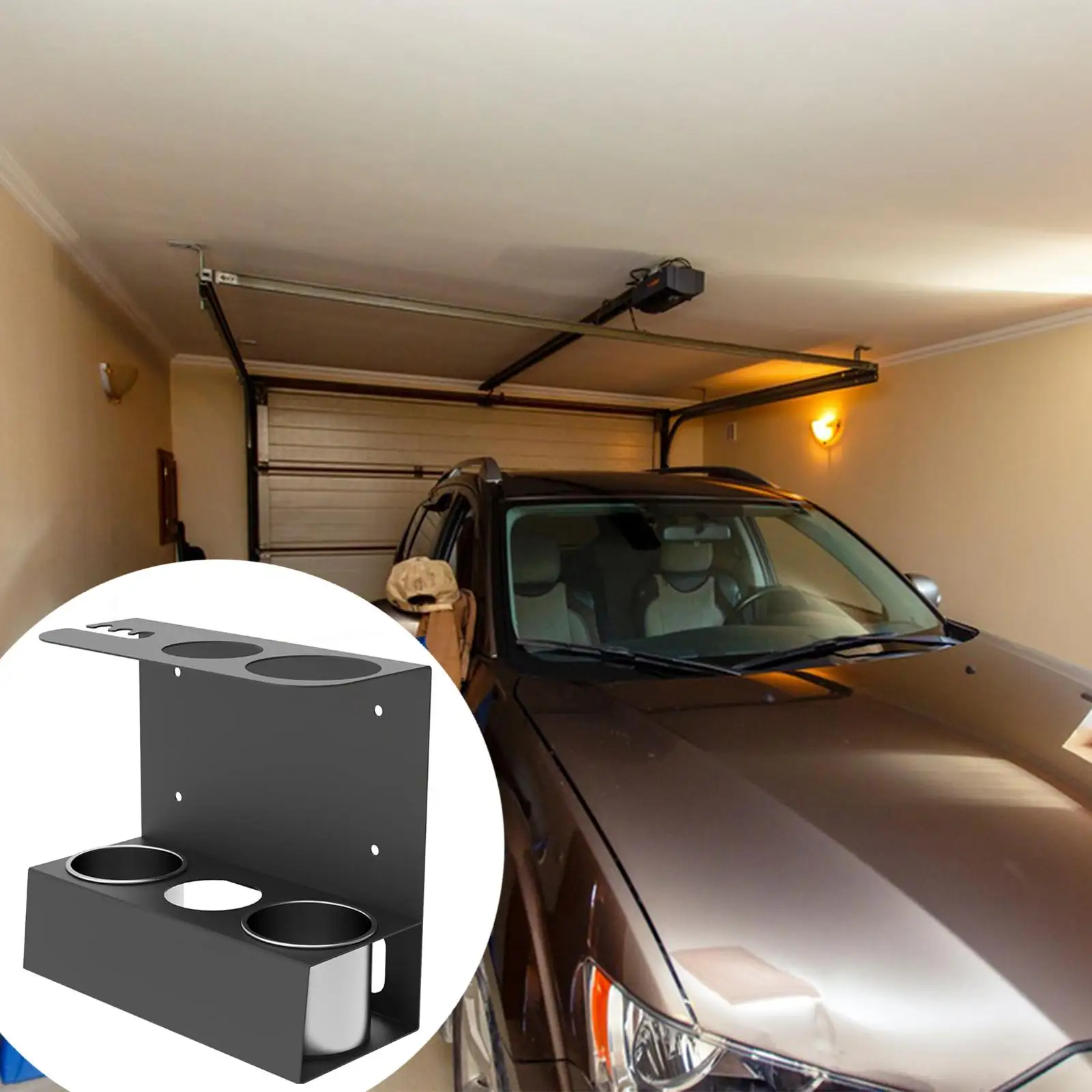 

Grease Spray Holder Wall Mount, Gifts Space Saving, Easy to Install, Tools Organizer Durability Storage Rack for Shop Garage
