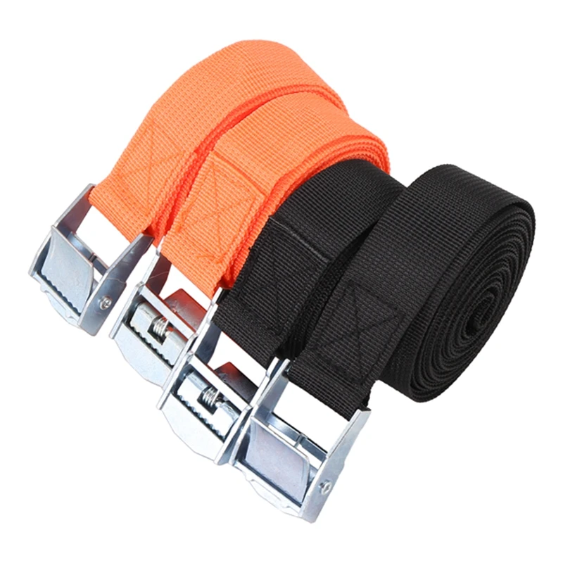 Hot AD-Lashing Straps Tie Down Straps With Zinc Alloy Cam Lock Buckle Up , For Cargo, Gear, Bikes & More (4 Pack)