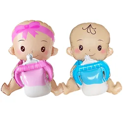 Baby Boy Girl Foil Balloon Gender Reveal Balloon Bear Helium Balloon Baby Shower Gift Kids Birthday Party Wedding Decor Supplies