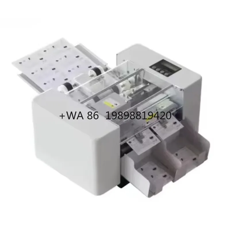 

Высокая эффективность для печати, новая автоматическая машина для резки визитных карточек Longfuture A4, профессиональная, 30 шт./мин.