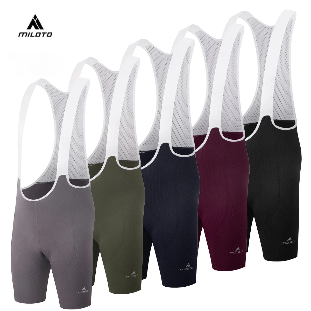 

MILOTO Cycling Bib Shorts Men Outdoor Wear Bike Ride 6 Hours Padded Riding Bib Tights Bicycle Men's Cycling Clothing Short