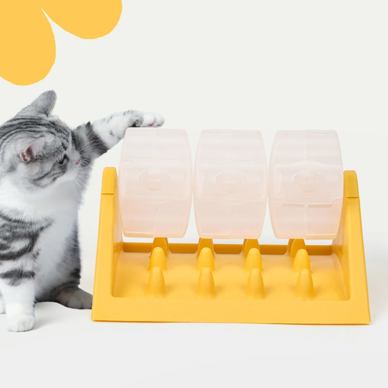 

Detachable Turntable Cat Puzzle Toy Funny Flower Shape Anxiety Relief Boredom Slow Feeder Bowl for Cats Dogs Kitten Accessories