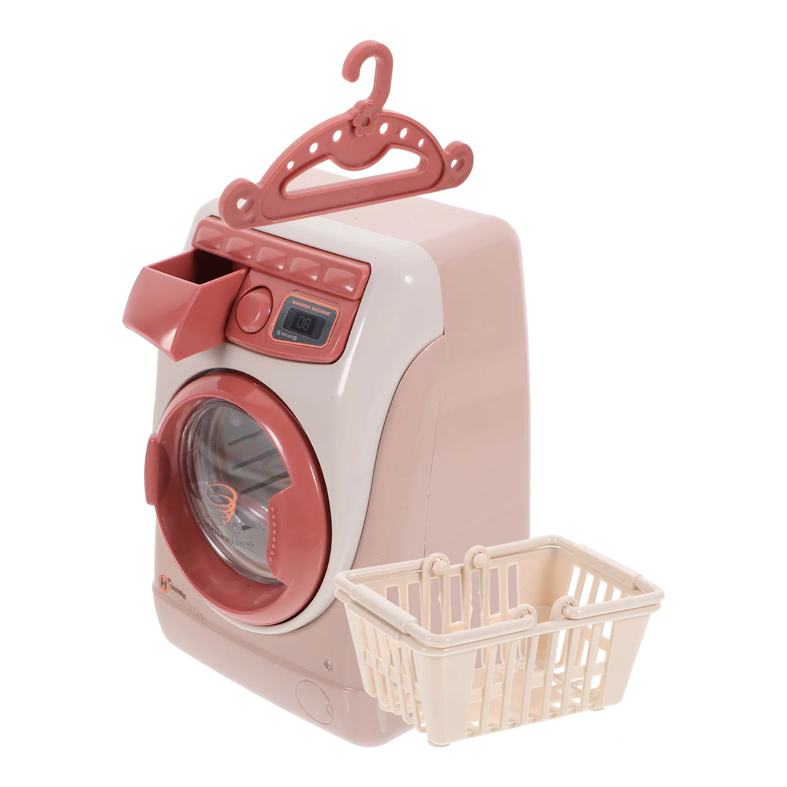 

Play House Washing Machine Plastic Toy Pretend Mini Home Appliance Portable Kid Toys Playing Simulation