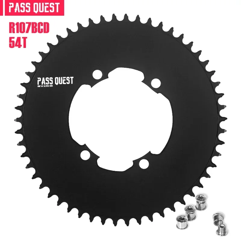 Pass Quest Round Kettingblad 107bcd Voor Sram Rivaliserende Axs 12S Crankset 107 Bcd Mtb Racefiets Kettingwiel 36 40 42 54 56 58 T