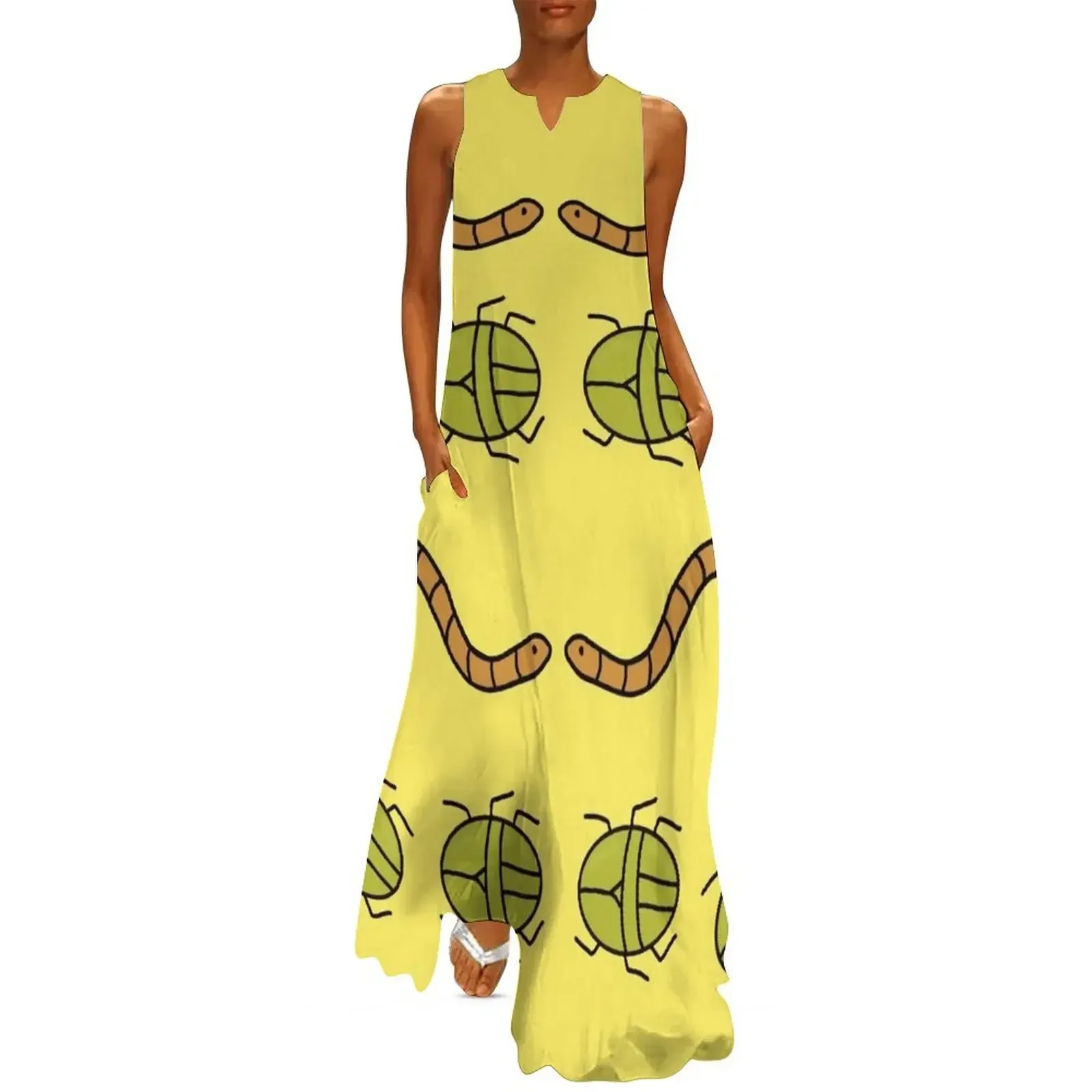 

Miss Frizzle Meet the Rot Squad Magic School Bus Long Dress dresses korean style Dress