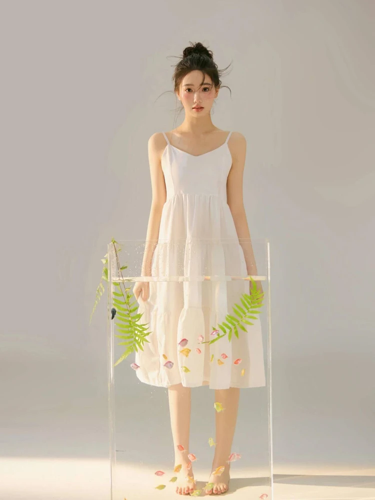 

2026 Studio New Korean Style Flower Girl Dress Art Photo Background Studio Lighting Props Costumes Summer Collection