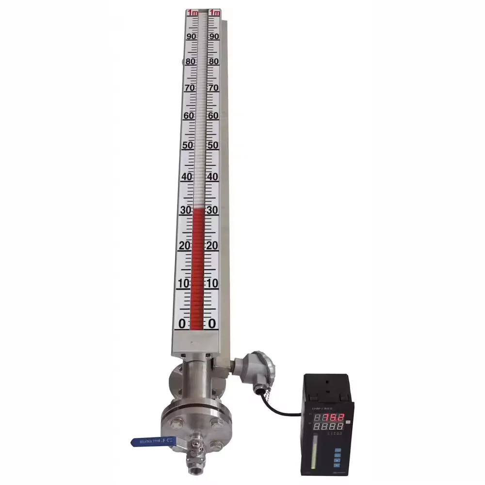 China level meter price  magnetic flips plate top mounted loading float level gauge liquid level indicator