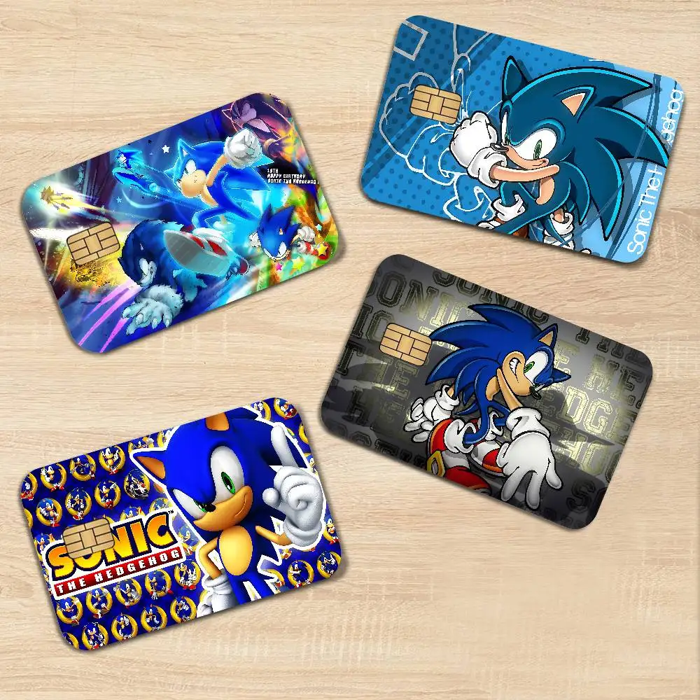 Game S-Sonic The H-HedgehogS 100% Hot Sale Amine Credit Debit Bank Card Bus Card Film Skin Sticker