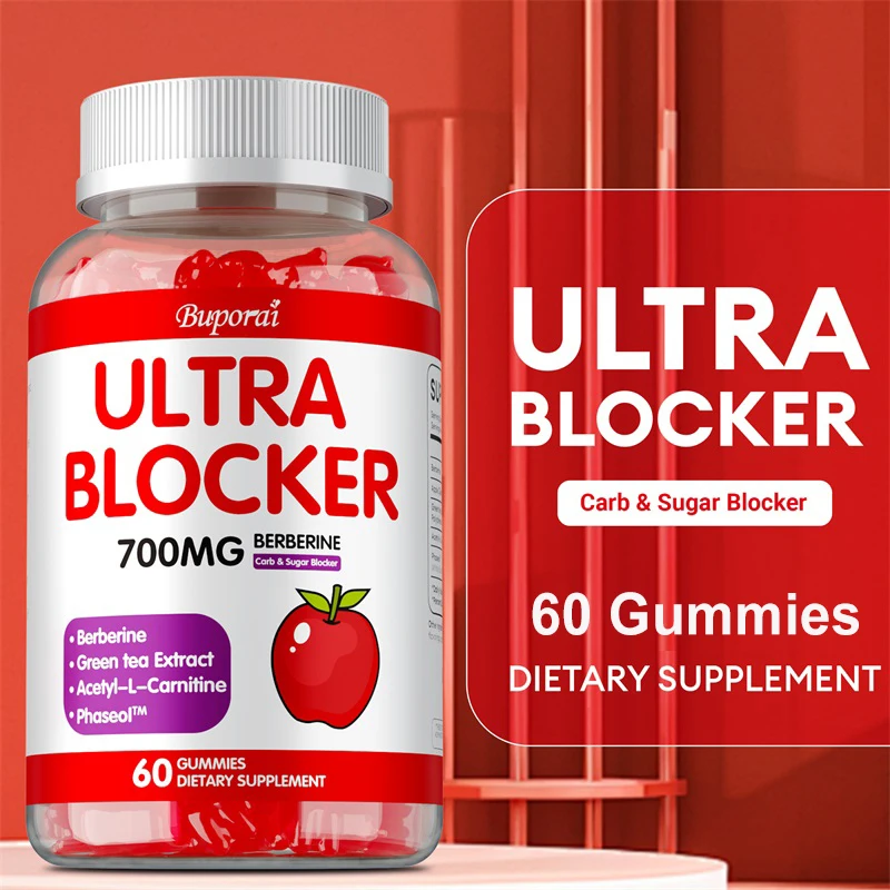 

Ultra Blocker Berberine - Supports Cardiovascular Health, Regulates Gut Flora Balance, Improves Digestion